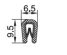 Kantenschutz PVC weissgrau 1-2 mm DFA-0026, Meterware